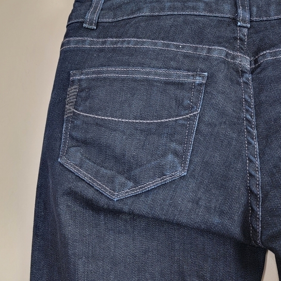 Paige Hidden Hills Straight Dark Wash Denim Blue Jeans Sz 26 - Picture 8 of 16